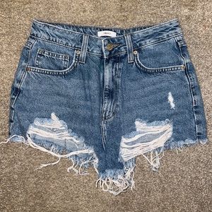 Vintage Festival Jean Shorts